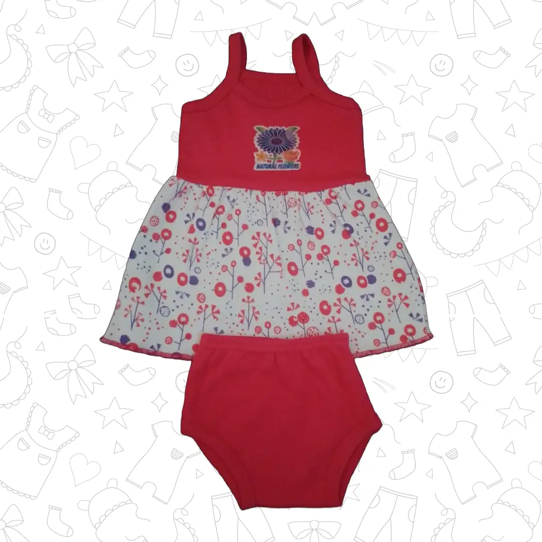 Photo 1 of 1 - Uthiraa Baby Summer Dress & Bloomers Set | UTHIRAA GARMENTS